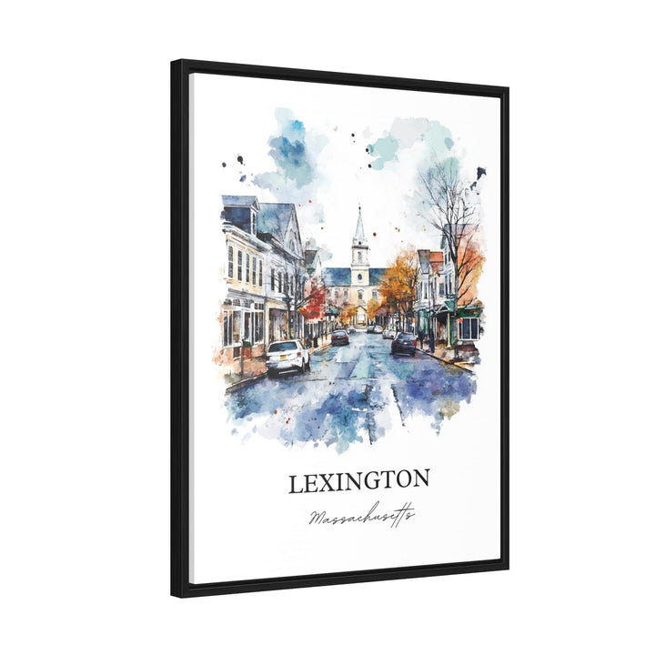 Lexington MA Wall Art - Massachusetts Print