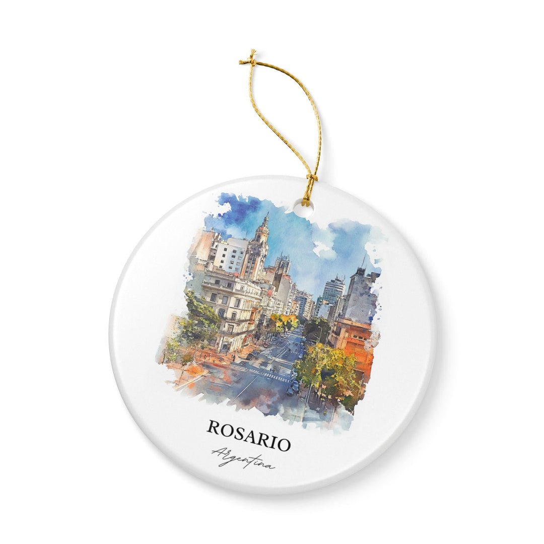 Rosario Argentina Ornament: Unique Rosario Souvenir, Rosario Argentina Xmas Decor, and Authentic Argentina Gift