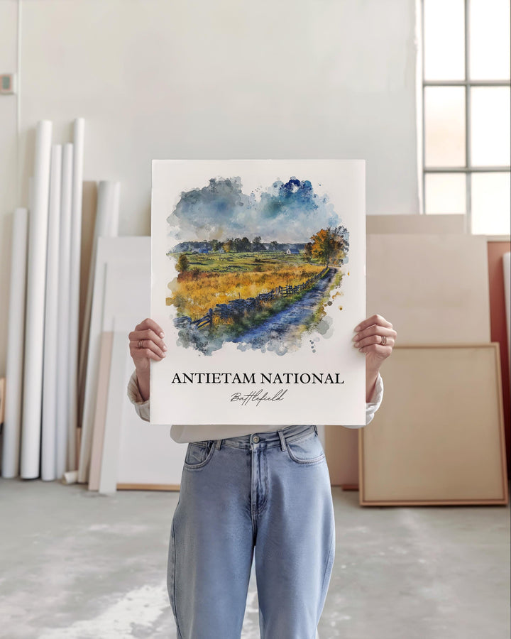 Antietam National Battlefield Wall Art - Maryland Print