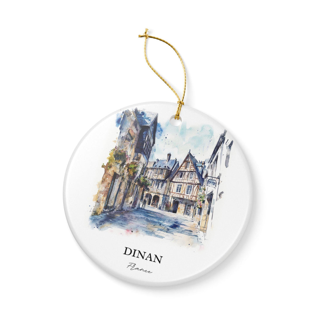 Dinan Frace Ornament: Unique Dinan Souvenir, Dinan Xmas Decor, and Authentic Dinan France Gift