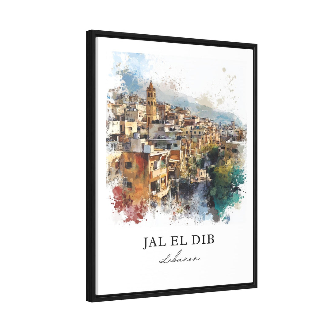 Jal El Dib Wall Art, Beirut Lebanon Print, Jal El Dib Watercolor Art, Lebanon Gift, Travel Print, Travel Poster, Housewarming Gift