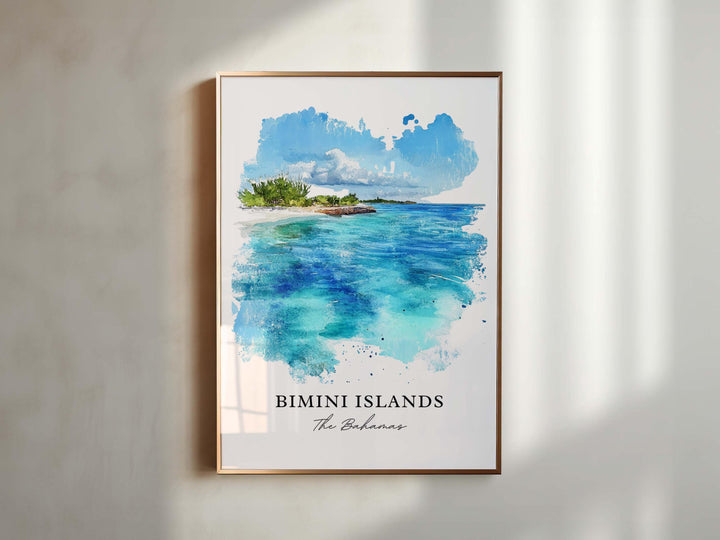 Bimini Islands Wall Art - Bahamas Print