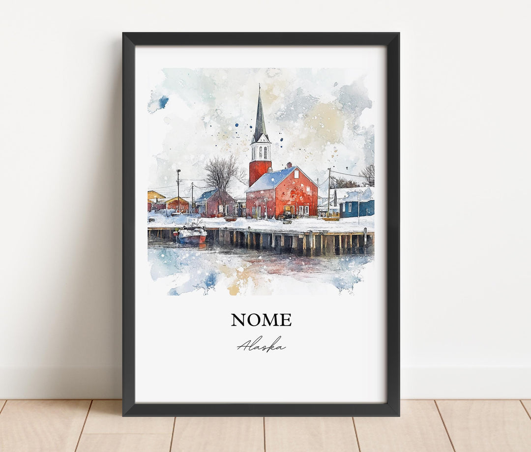 Nome AK Wall Art - Alaska Print