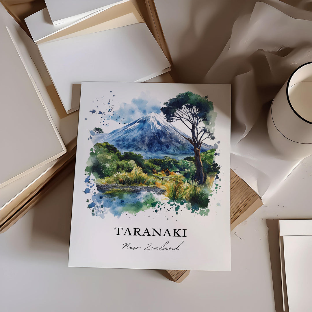 Taranki Wall Art - New Zealand Print