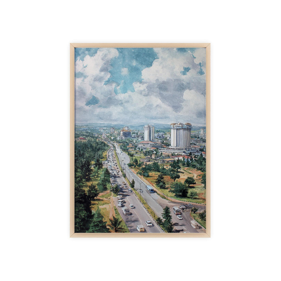 Abuja, Nigeria – Watercolor Art Print