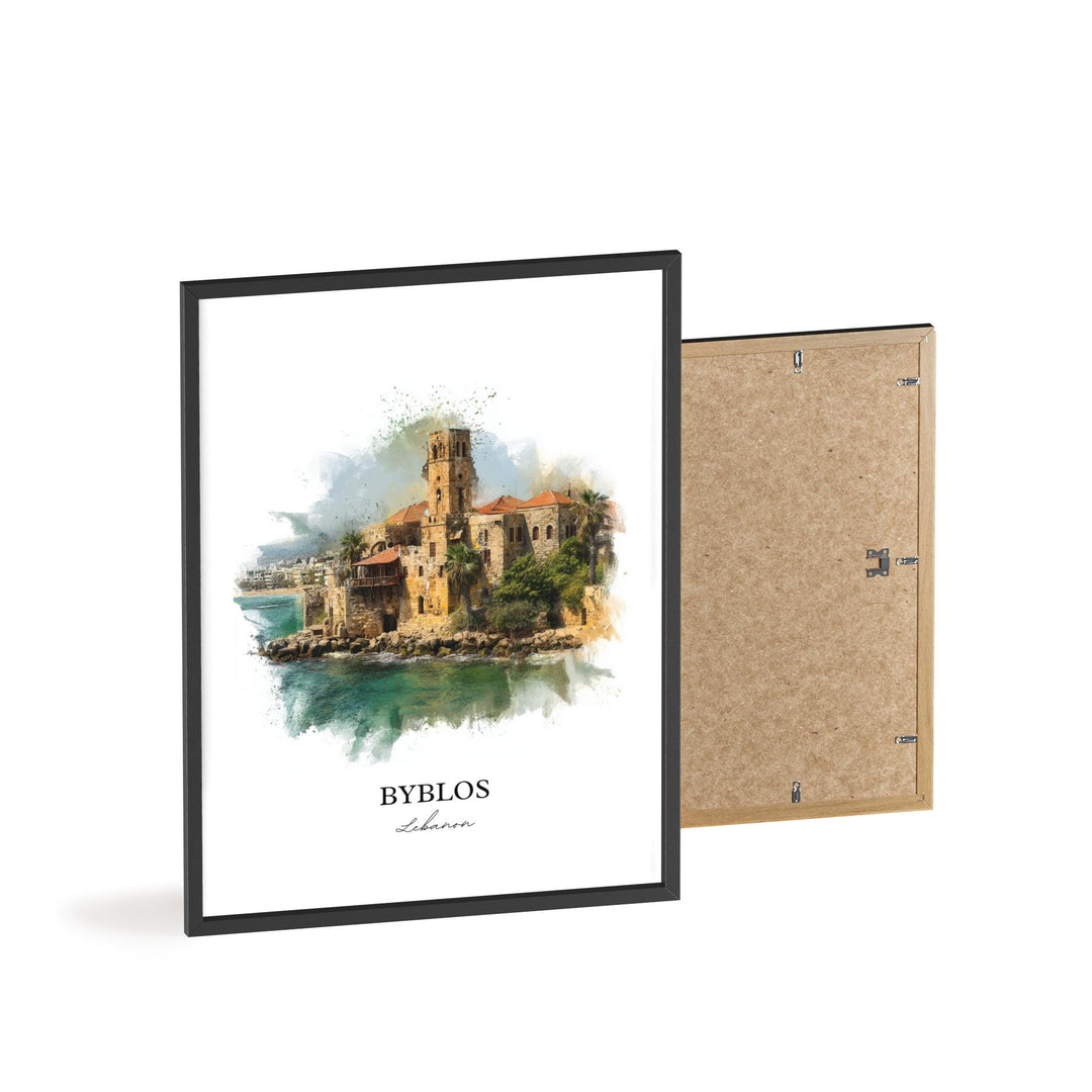 Byblos, Lebanon – Watercolor Art Print
