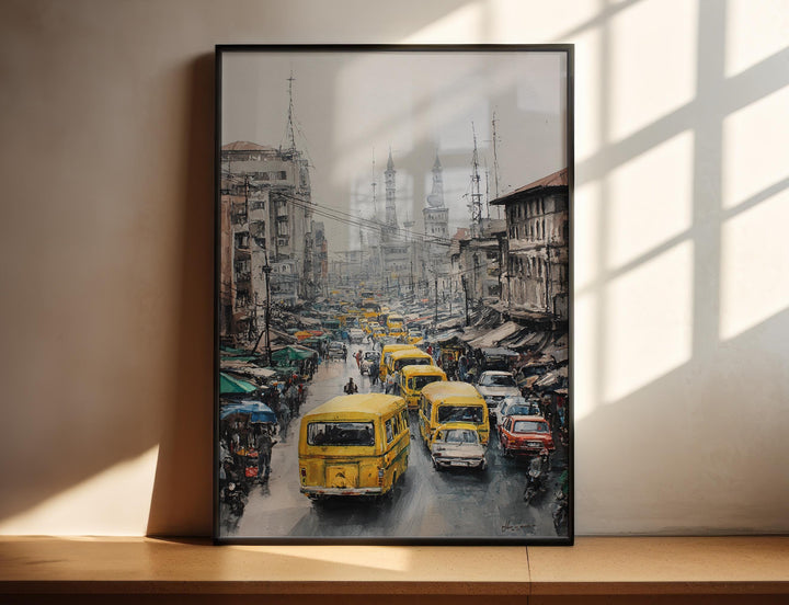 Lagos, Nigeria – Watercolor Art Print