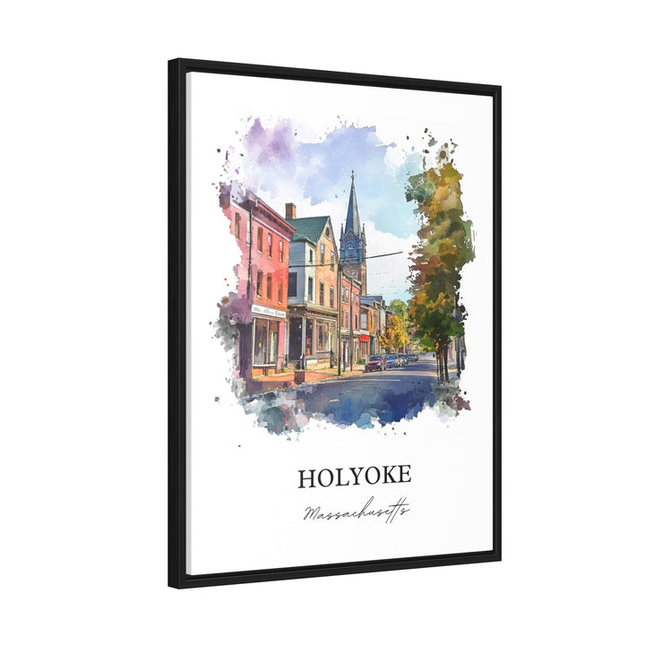 Holyoke MA Wall Art - Massachusetts Print