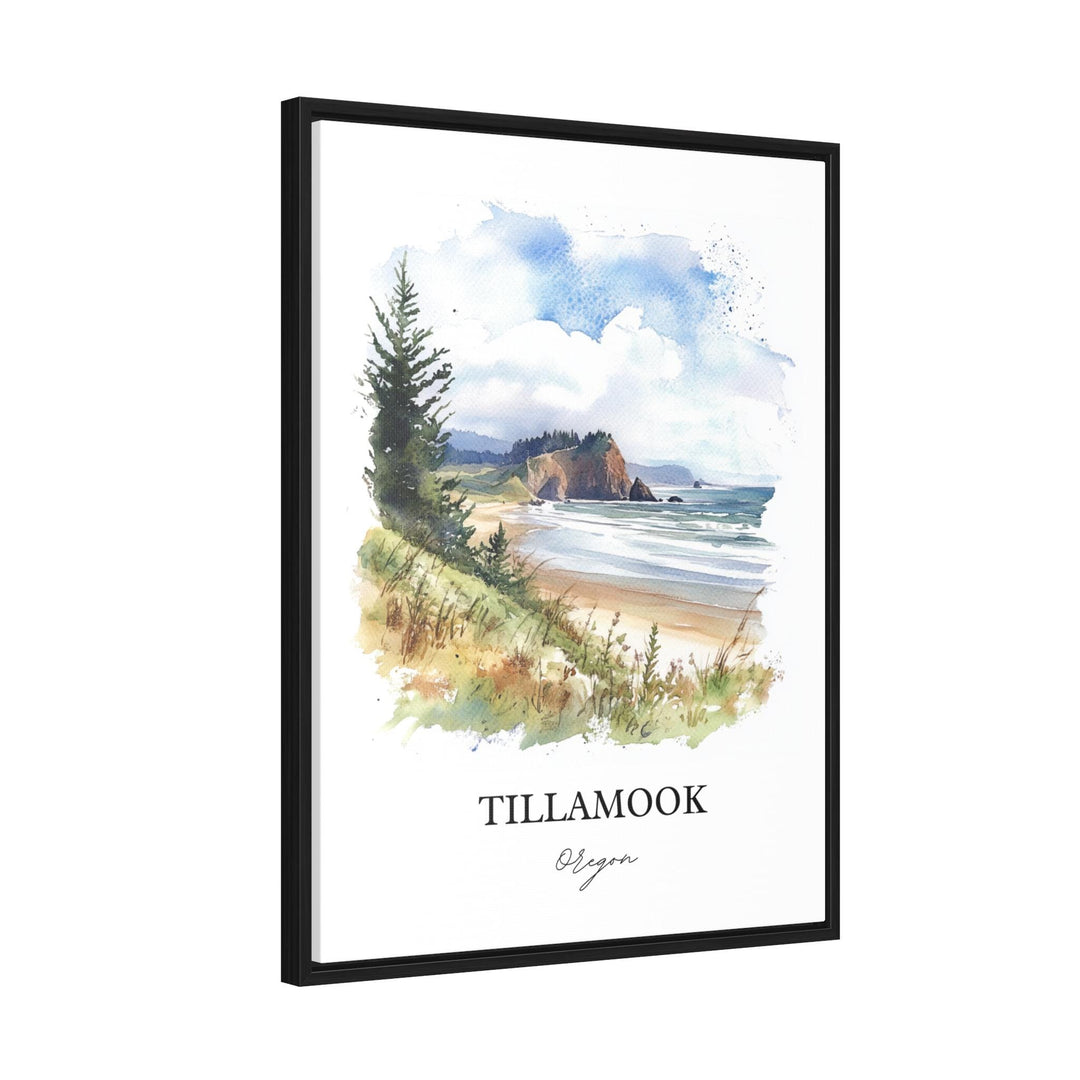 Tillamook, Oregon – Watercolor Art Print
