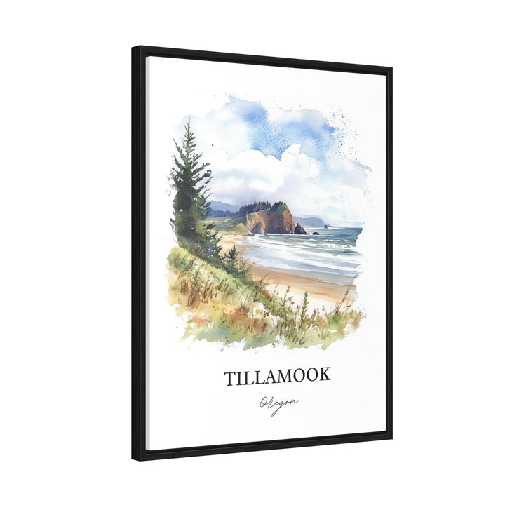 Tillamook, Oregon – Watercolor Art Print