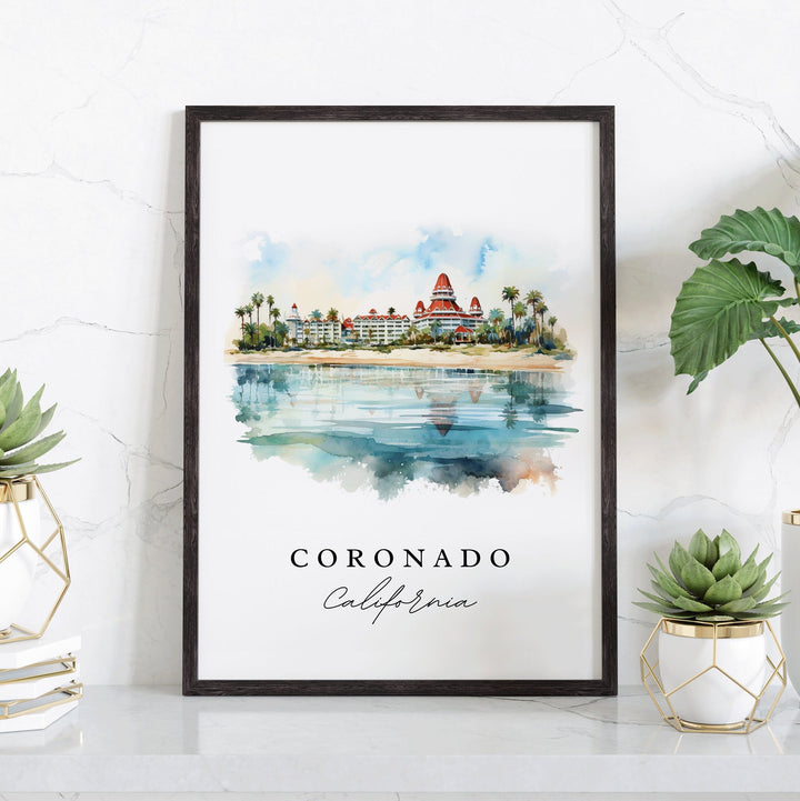 Coronado Wall Art - California Print