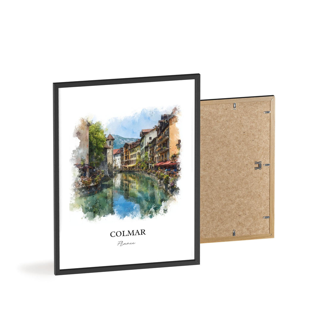 Colmar, France – Watercolor Art Print