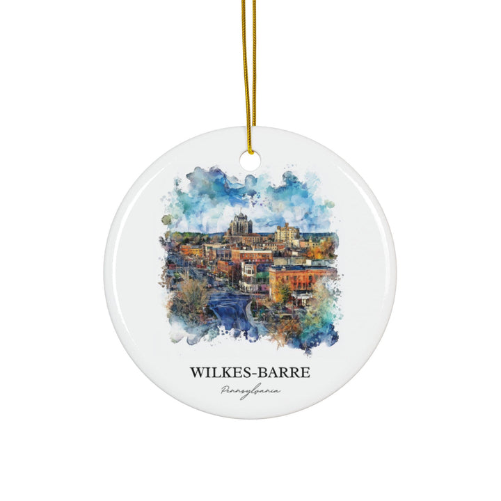 Wilkes-Barre Ornament: Unique Wilkes-Barre Souvenir, Pennsylvania Xmas Decor, and Authentic Wilkes-Barre Gift