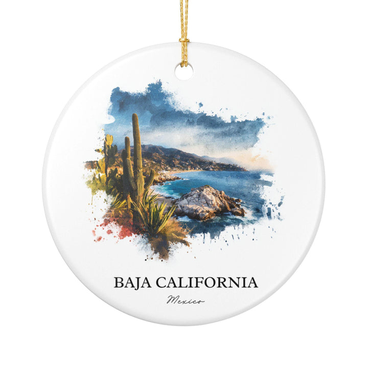 Baja California Ornament: Unique Baja California Souvenir, Mexico Xmas Decor, and Authentic Cabo San Lucas Gift