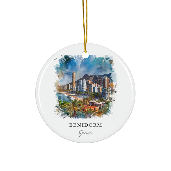 Benidorm Spain Christmas Ornament