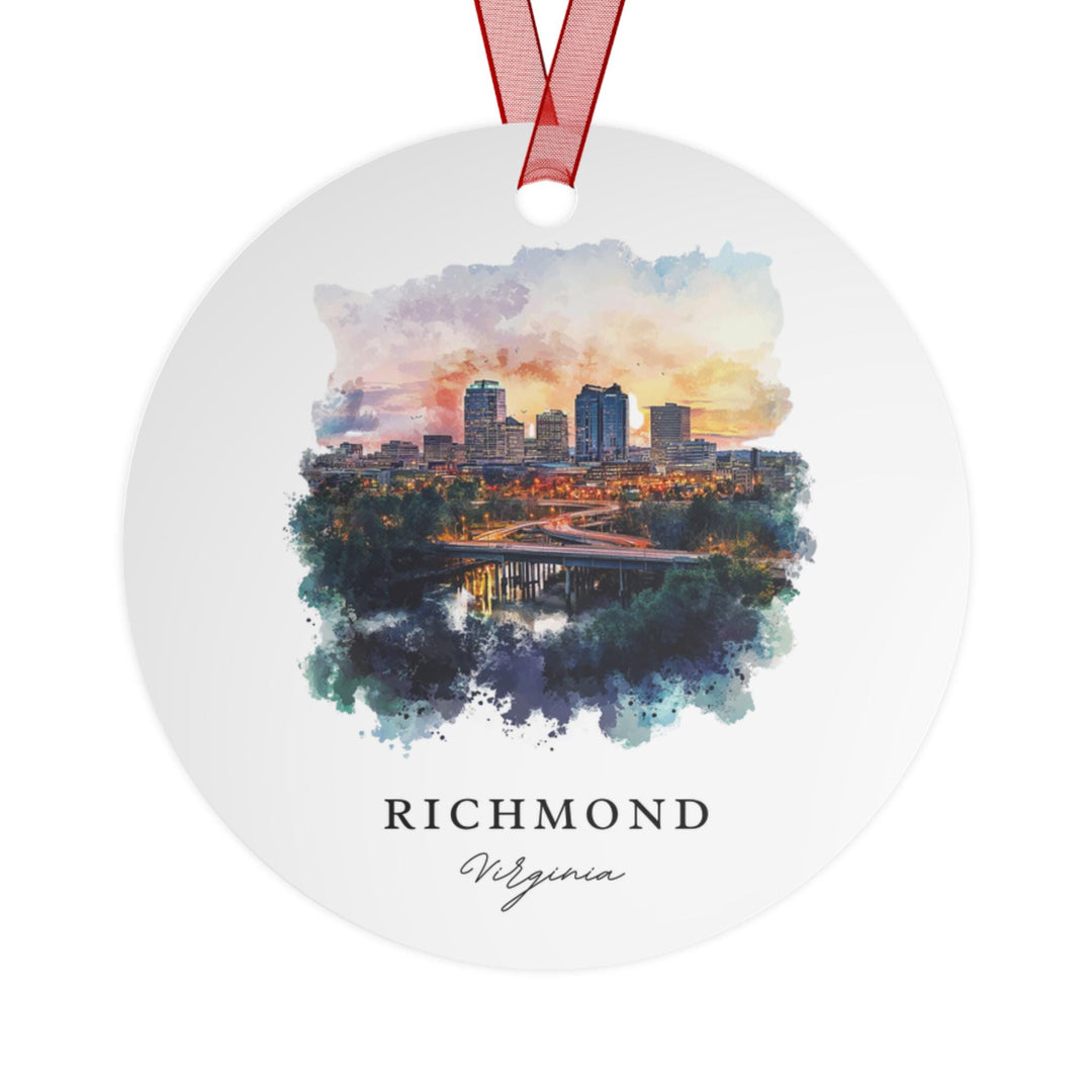 Richmond VA Ornament: Unique Richmond Souvenir, Richmond Xmas Decor, and Authentic Richmond Virginia Gift