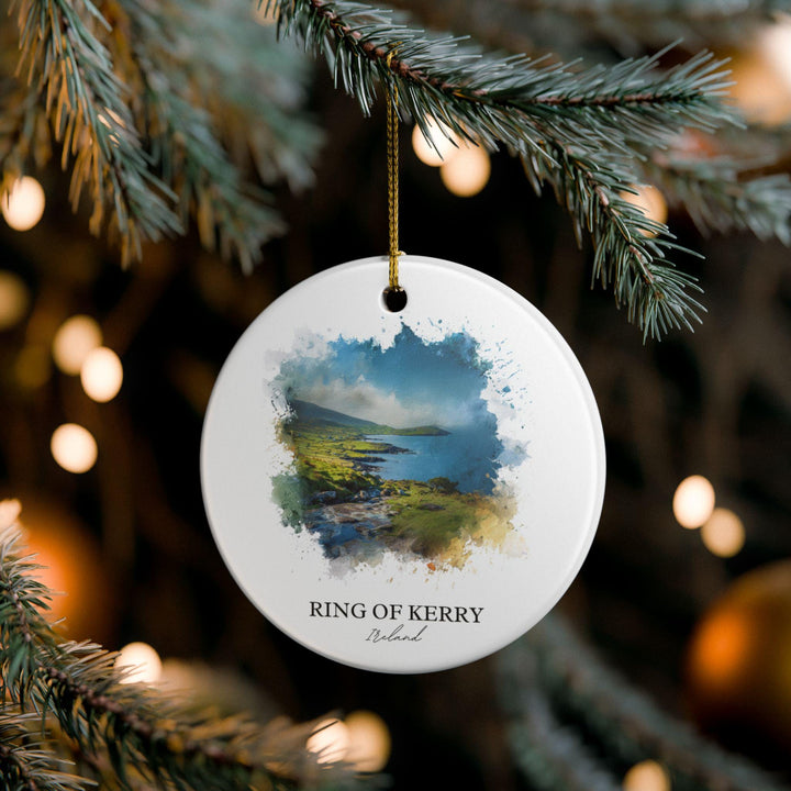 Ring of Kerry Ornament: Unique Ring of Kerry Souvenir, Ring of Kerry Xmas Decor, and Authentic Ring of Kerry Ireland Gift