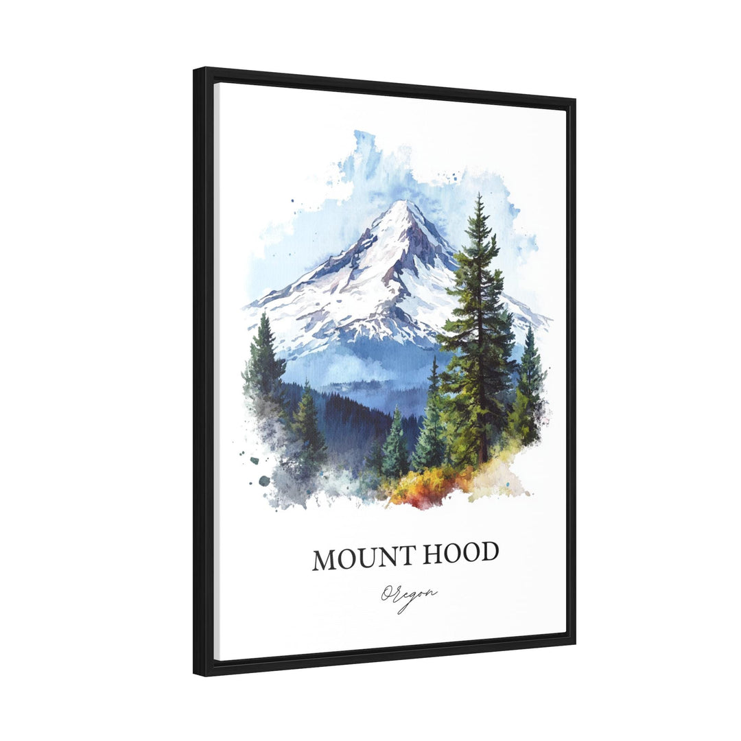 Mount Hood, Oregon, USA – Watercolor Art Print