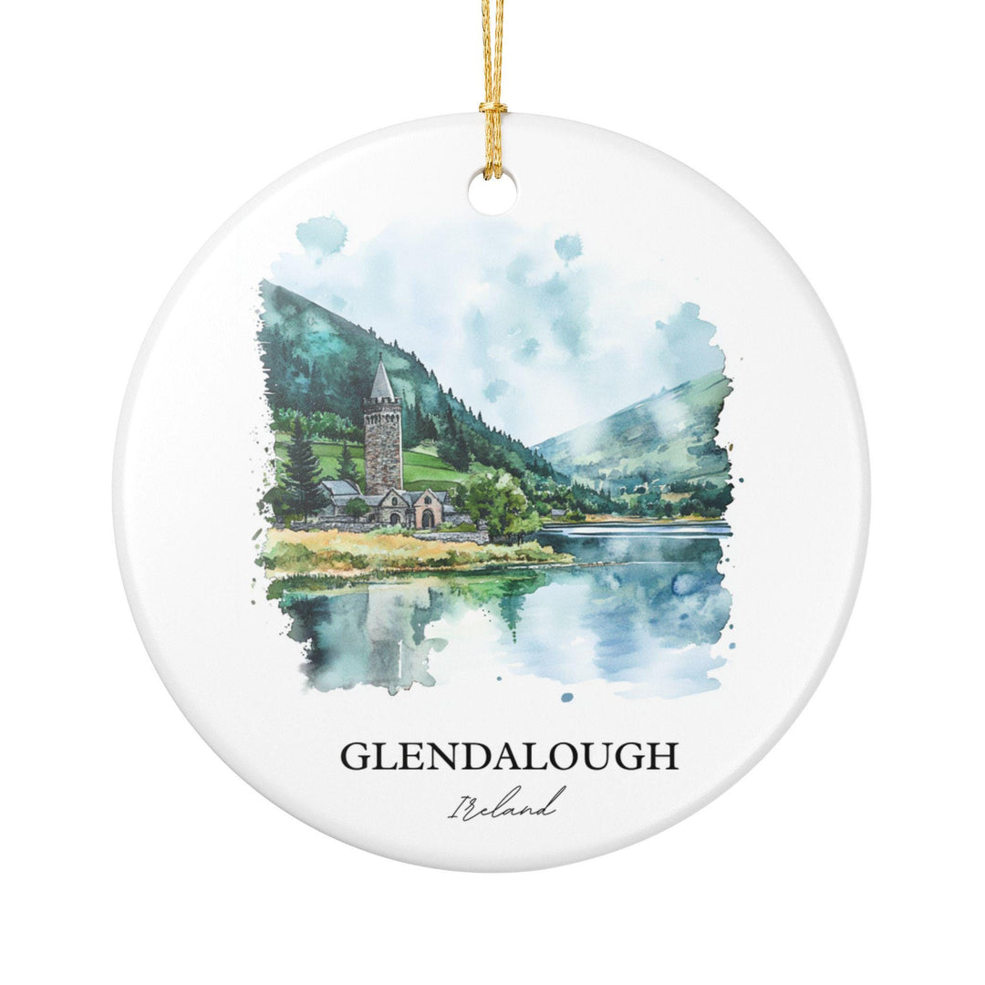 Glendalough Ornament: Unique Glendalough Souvenir, Glendalough Xmas Decor, and Authentic Glendalough Ireland Gift