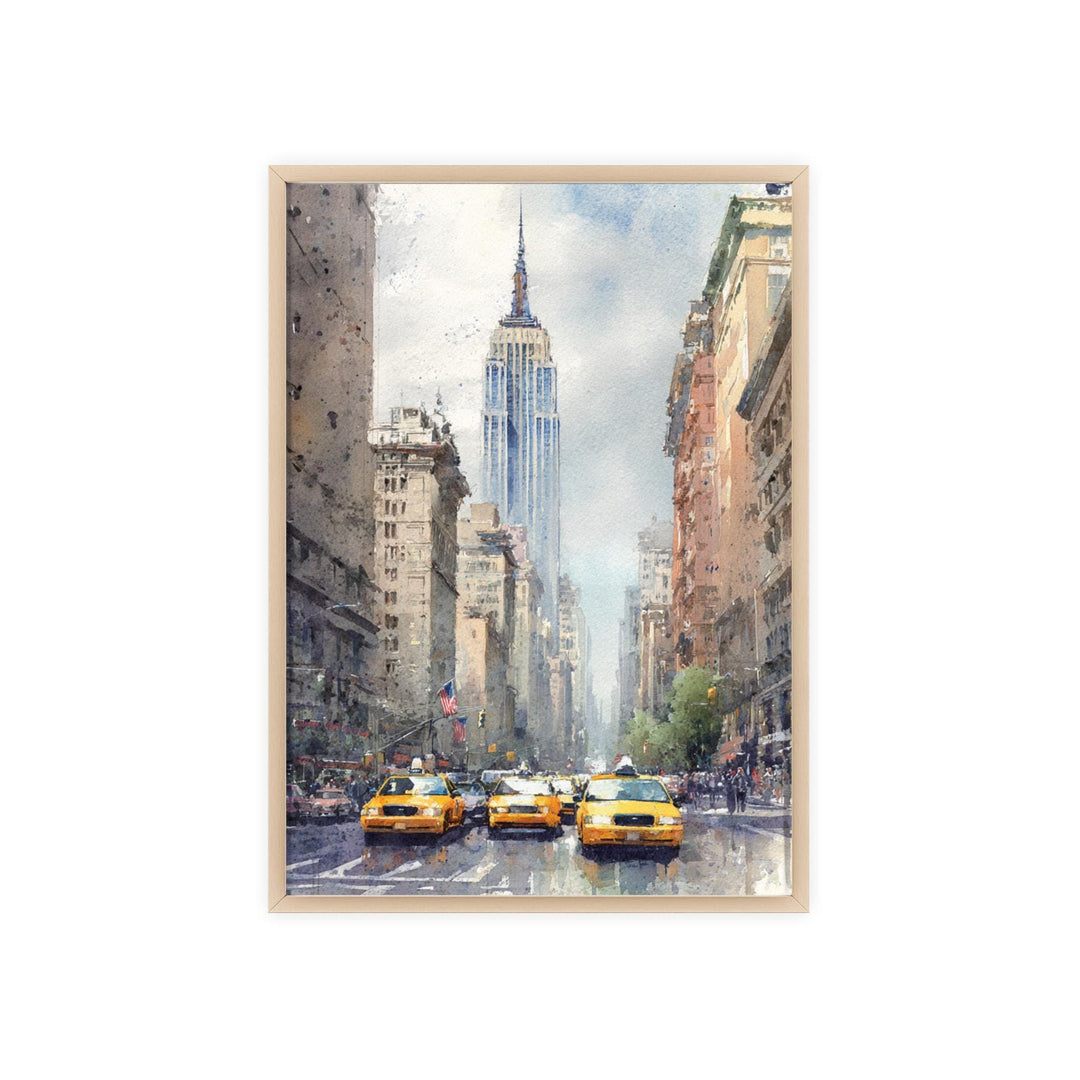 New York City, NY – Watercolor Art Print