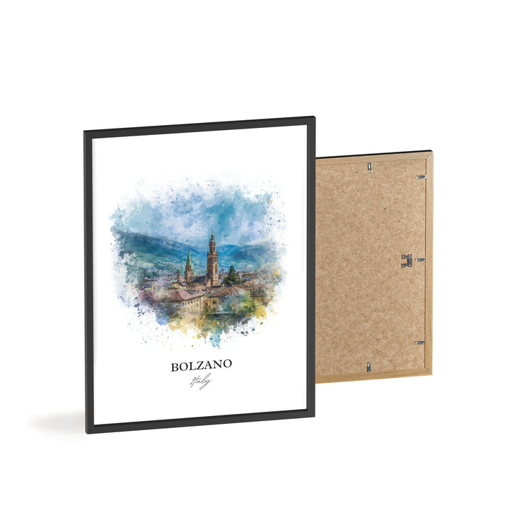 Bolzano, Italy – Watercolor Art Print