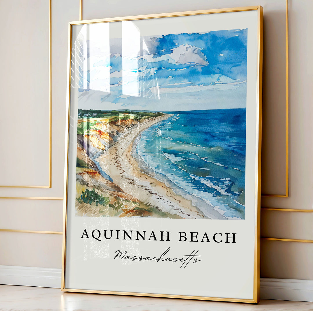 Aquinnah Beach Wall Art - Martha's Vineyard Print