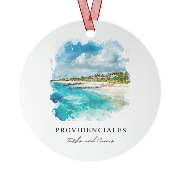 Providenciales Ornament: Unique Souvenir, Turks and Caicos Xmas Decor, and Authentic Turks and Ciacos Gift