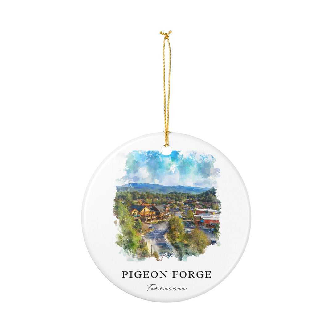 Pigeon Forge Ornament: Unique Pigeon Forge Souvenir, Pigeon Forge Xmas Decor, and Authentic Tennessee Gift