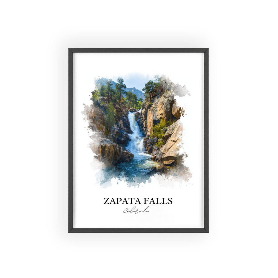Zapata Falls Wall Art, San Luis Valley Print, Great Sand Dunes Artwork, Zapata Falls Gift, Travel Print, Travel Poster, Housewarming Gift