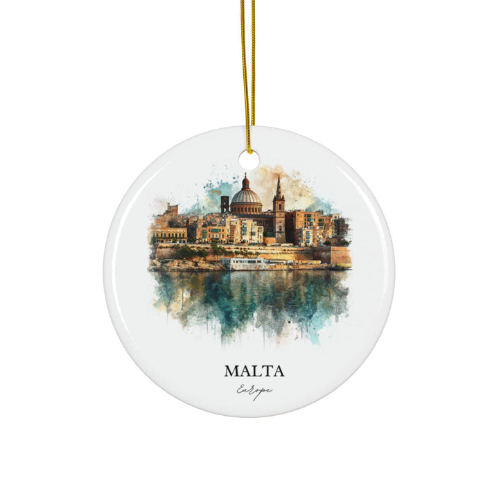Malta Ornament: Unique Malta Souvenir, Malta Xmas Decor, and Authentic Malta Country Gift