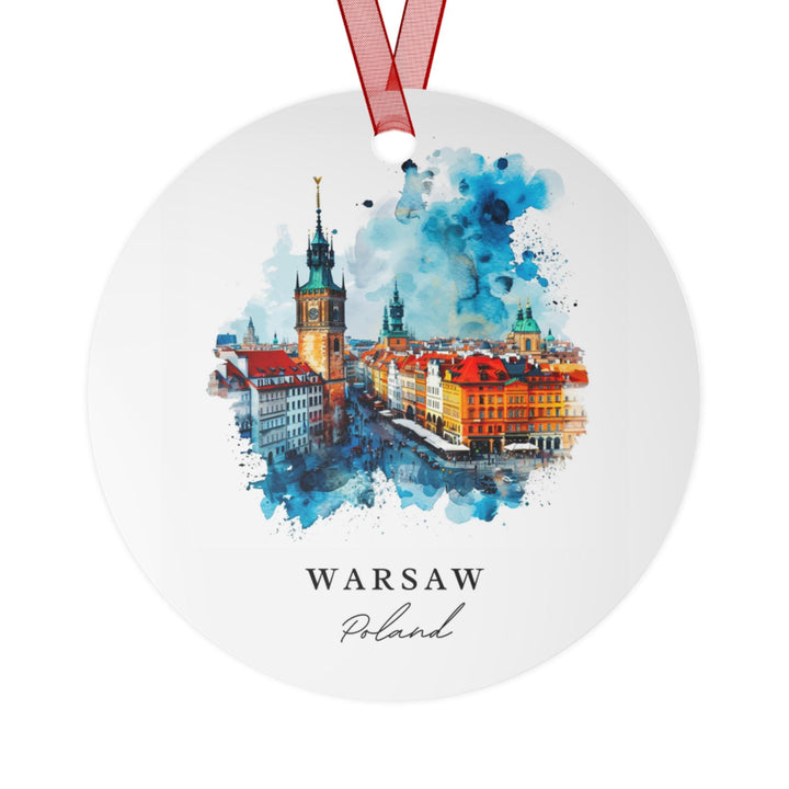 Warsaw Poland Ornament: Warsaw Unique Souvenir, Warsaw Xmas Decor, and Authentic Poland Gift