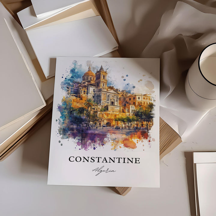 Constantine Wall Art - Algeria Print