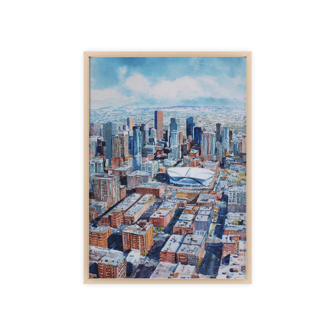 Denver, USA – Watercolor Art Print