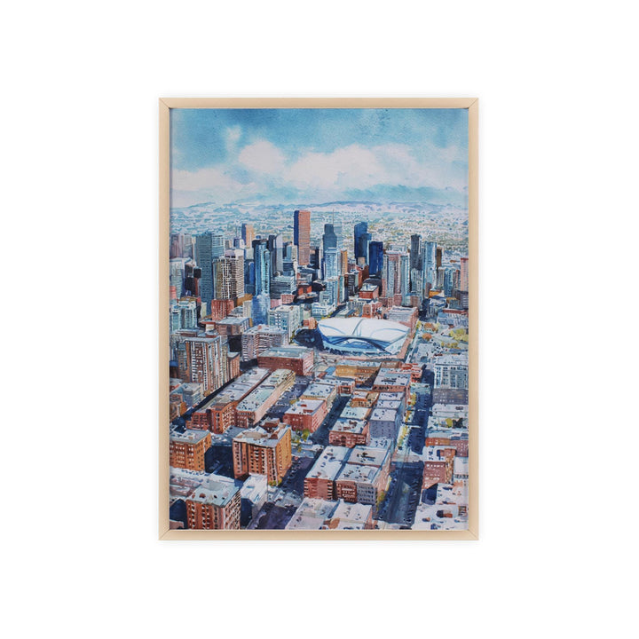 Denver, USA – Watercolor Art Print