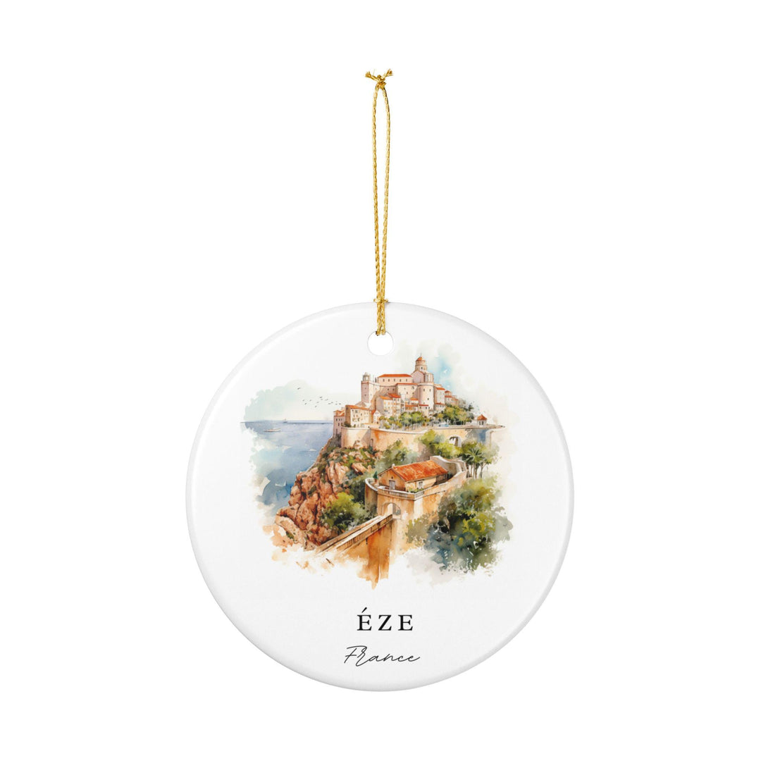 Eze France Ornament: Unique Éze France Souvenir, France Xmas Decor, and Authentic Éze France Gift