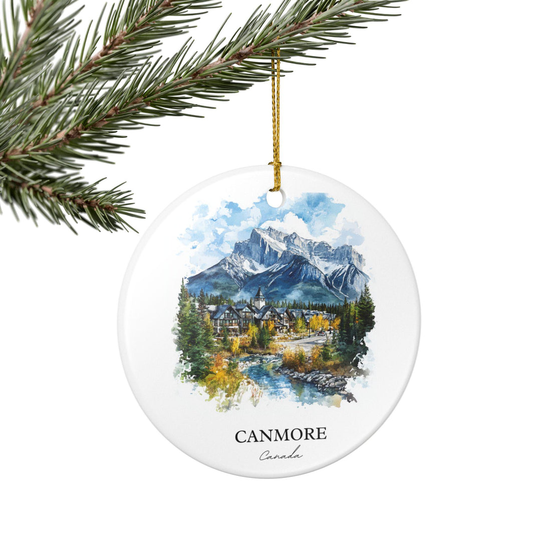 Canmore, Canada Ornament: Unique Canmore Souvenir, Canmore Xmas Decor, and Authentic Canmore Canada Gift