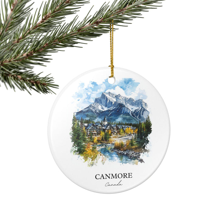 Canmore, Canada Ornament: Unique Canmore Souvenir, Canmore Xmas Decor, and Authentic Canmore Canada Gift
