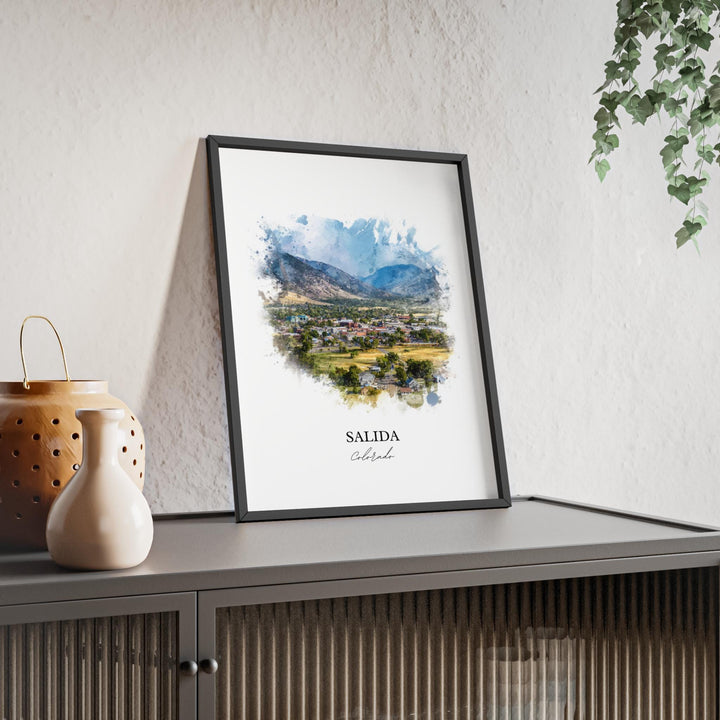 Salida, Colorado – Watercolor Art Print