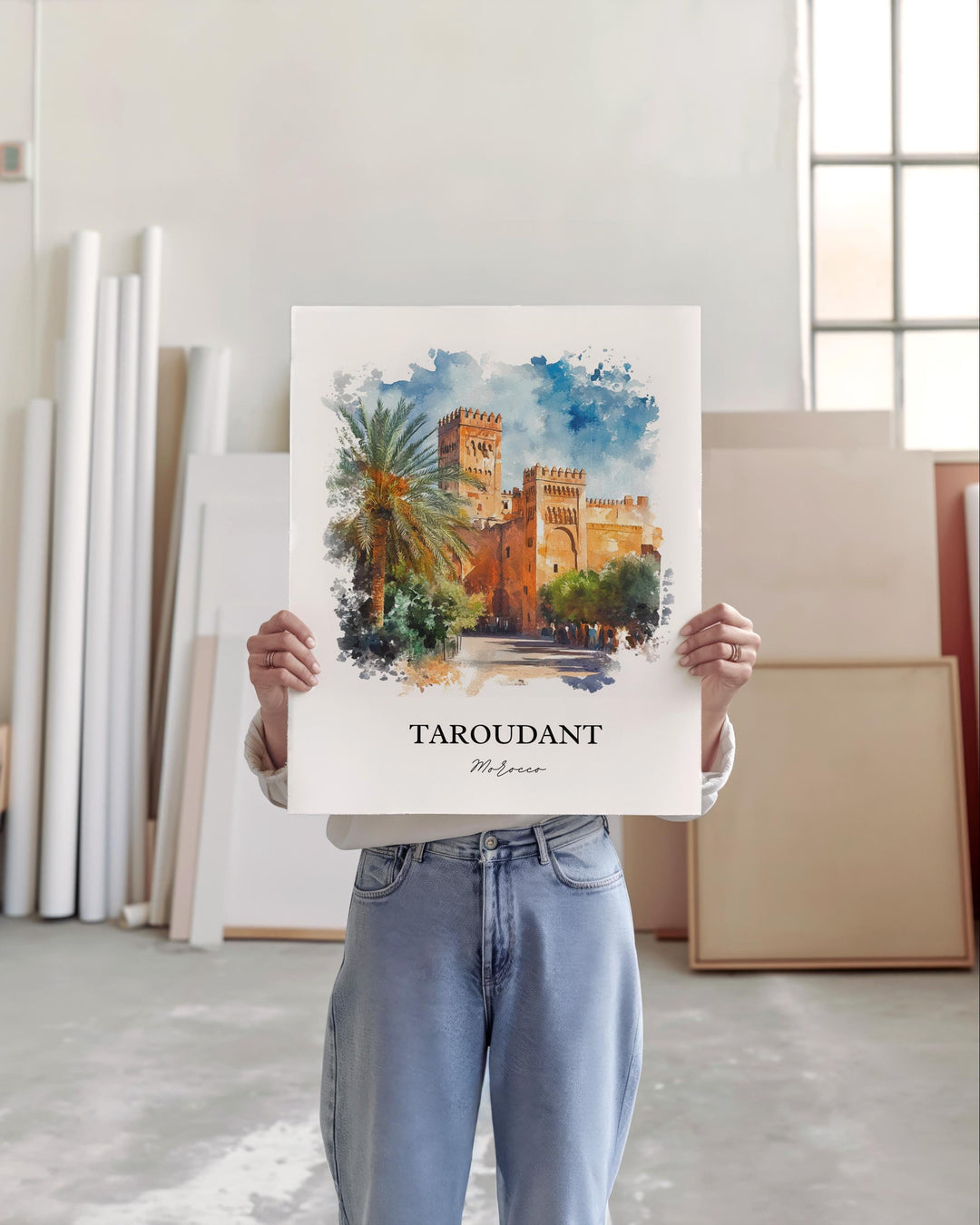 Taroudant, Morocco – Watercolor Art Print