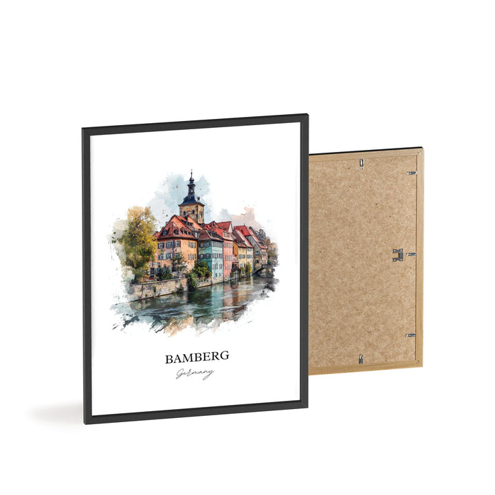 Bamberg, Germany – Watercolor Art Print