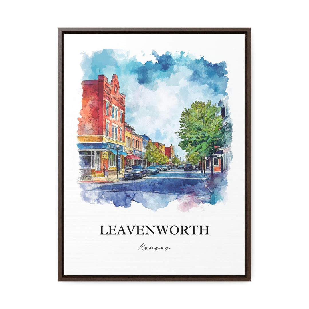 Leavenworth, Kansas, USA – Watercolor Art Print