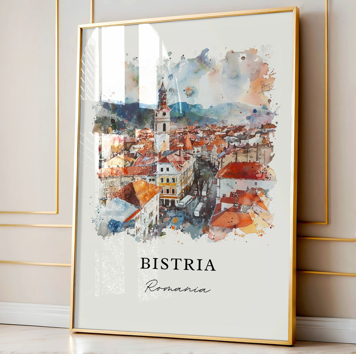 Bistria Wall Art - Romania Print