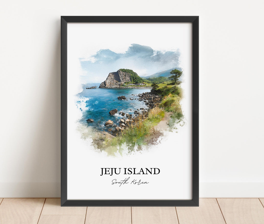 South Island NZ Wall Art, South Island Print, South Island Watercolor Art, New Zealand Gift, Travel Print, Travel Poster, Housewarming Gift