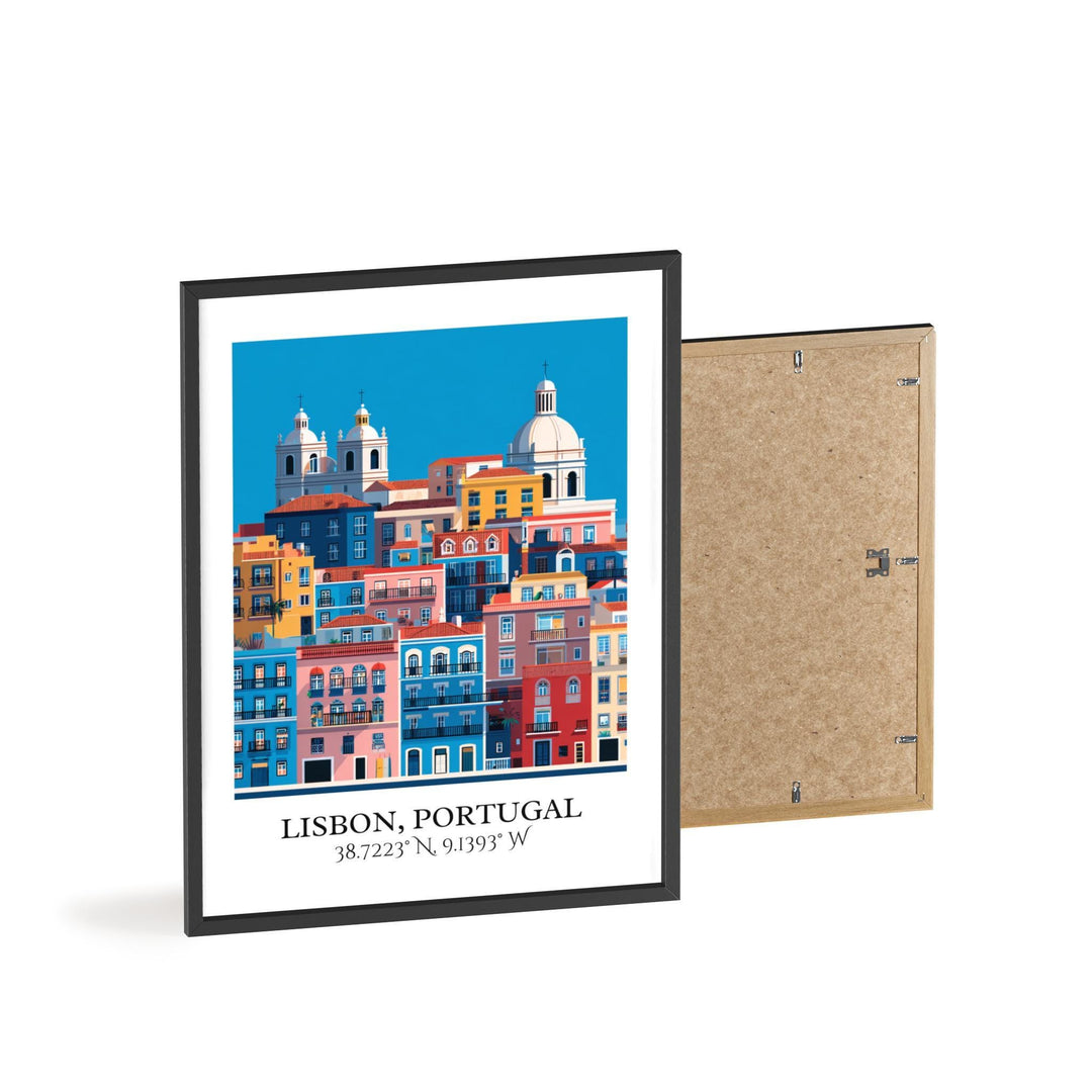 Lisbon Portugal Art, Lisbon Retro Travel Art, Lisbon Home Decor, Lisbon Gift, Portugal Travel Art, Travel Prints, Housewarming Gift