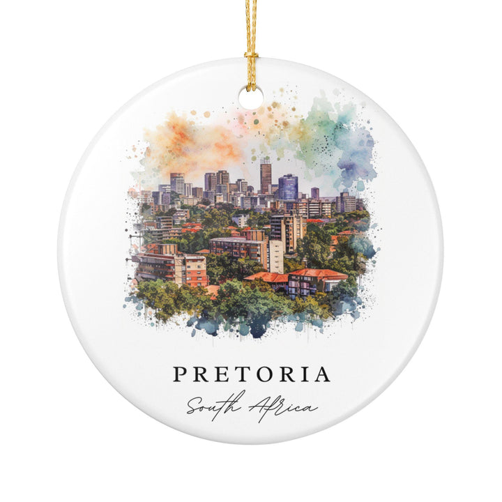 Pretoria, South Africa Ornament: Unique Pretoria Souvenir, South Africa Xmas Decor, and Authentic Pretoria Gift
