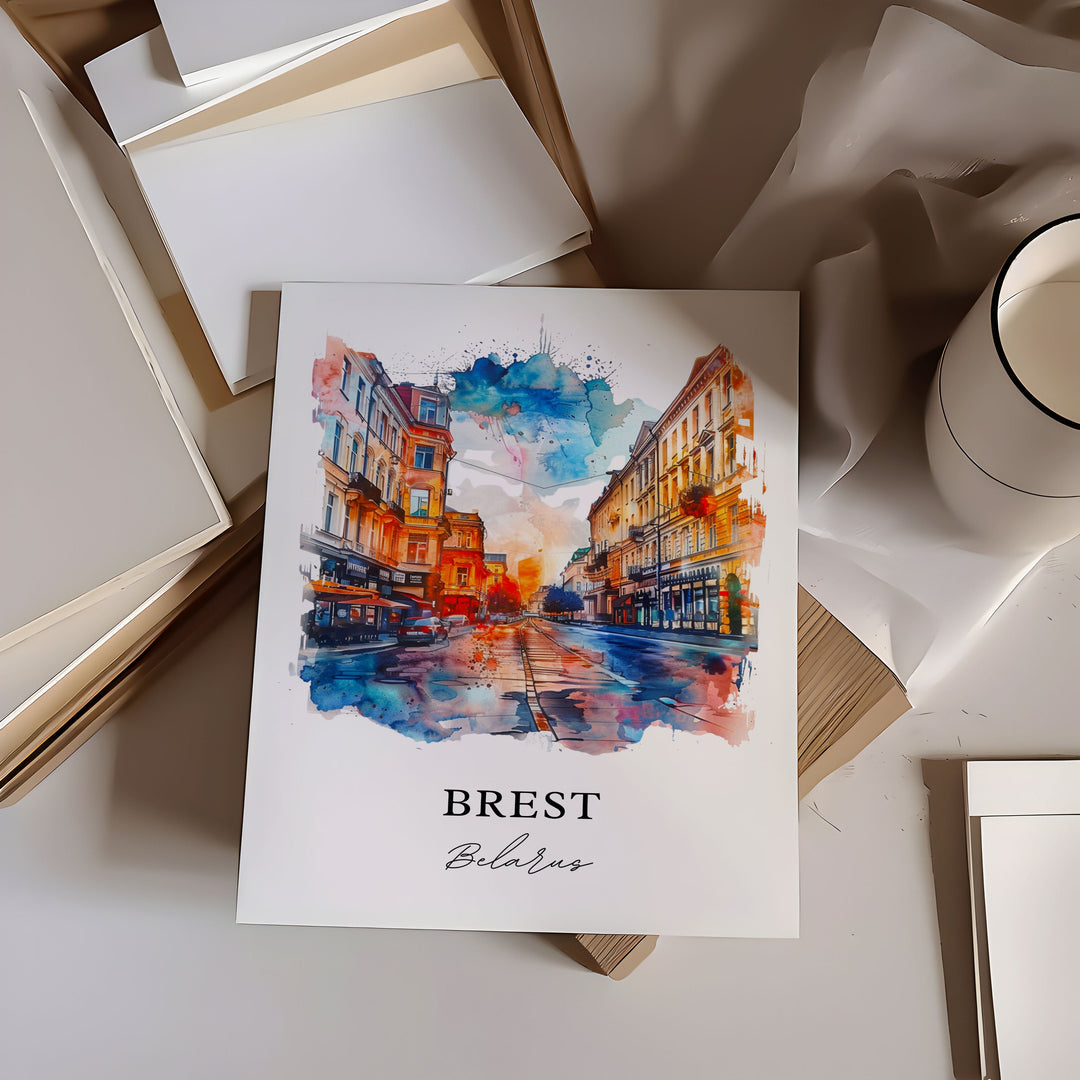 Brest Wall Art - Belarus Print