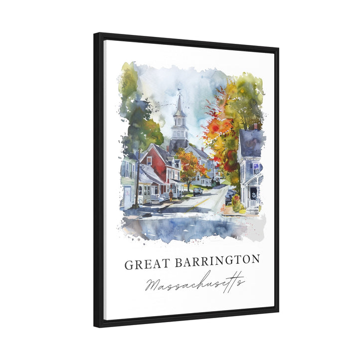 Great Barrington Wall Art, Great Barrington MA Print, Great Barrington Watercolor,