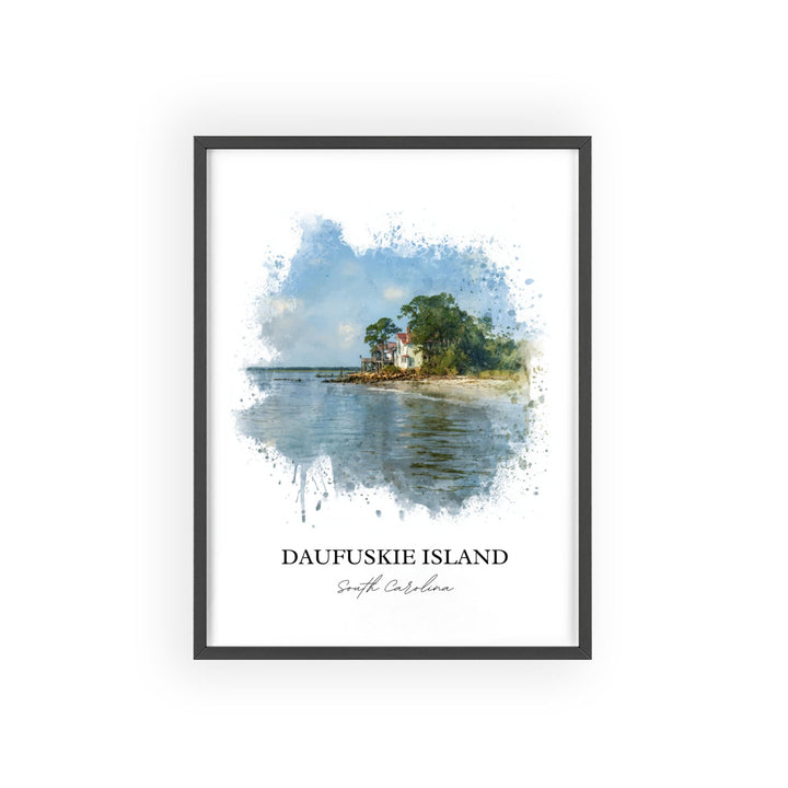 Daufuskie Island, SC – Watercolor Art Print