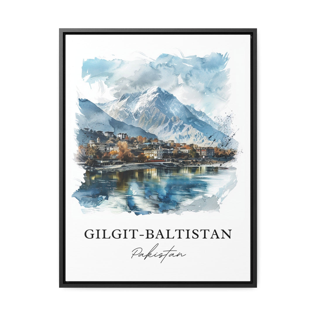 Gilgit-Baltistan Art, Gilgit-Baltistan Print, Pakistan Watercolor, Kashmir Pakistan Gift,