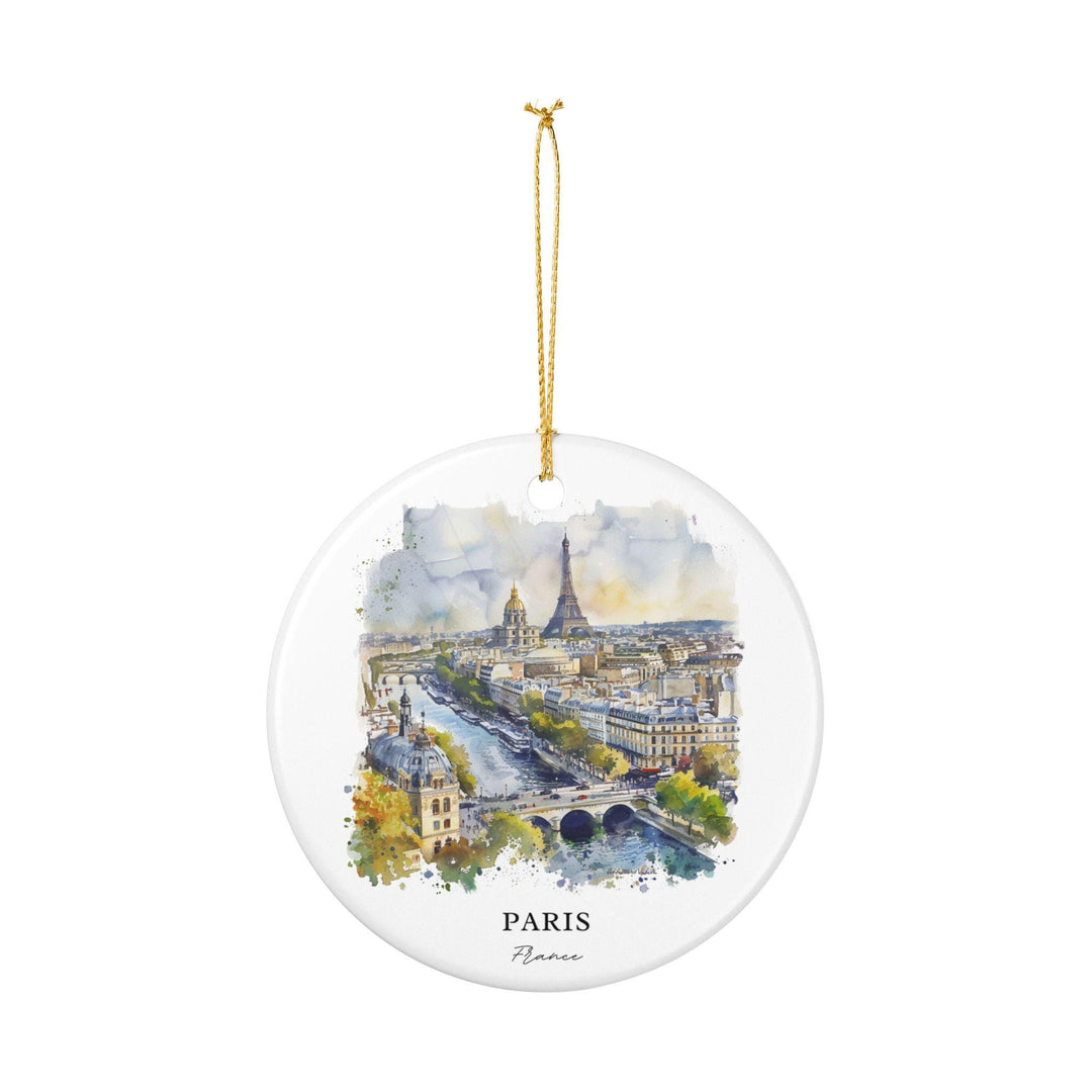 Paris France Ornament: Unique Paris France Souvenir, Paris France Xmas Decor, and Authentic France Gift